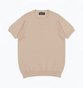 BEIGE KNITTED ROUND